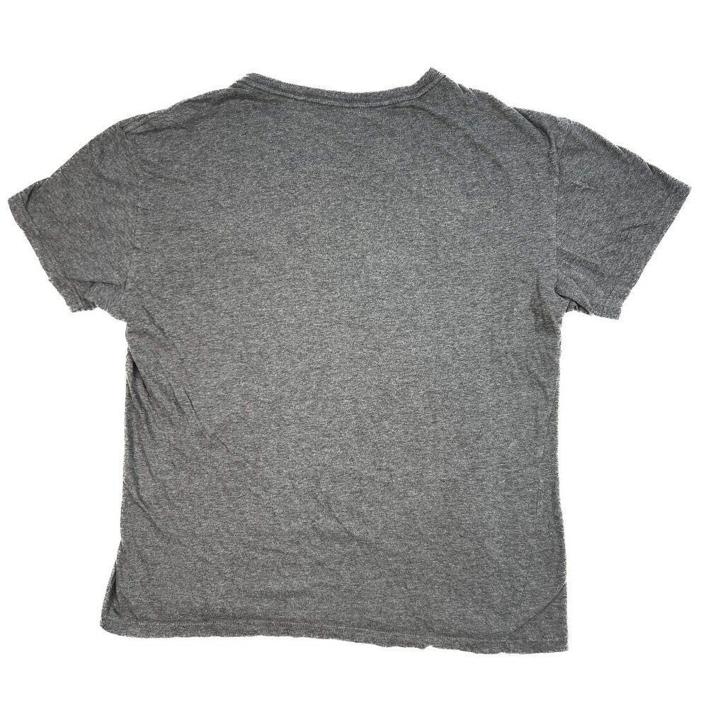 Polo Ralph Lauren Slim Fit V-Neck Cotton Tee in Marled Heather Gray Size XL - Picture 4 of 5